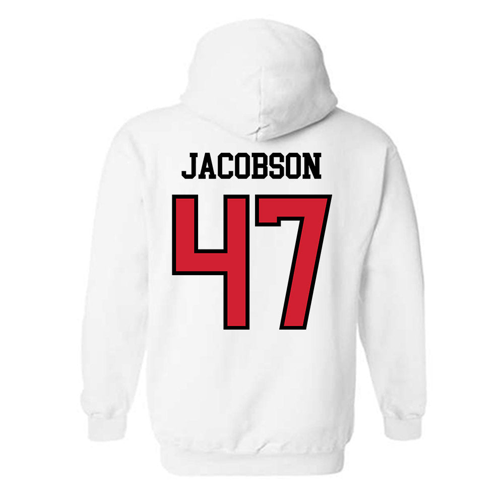 UNLV - NCAA Football : Tyson Jacobson - Classic Shersey Hooded Sweatshirt-1