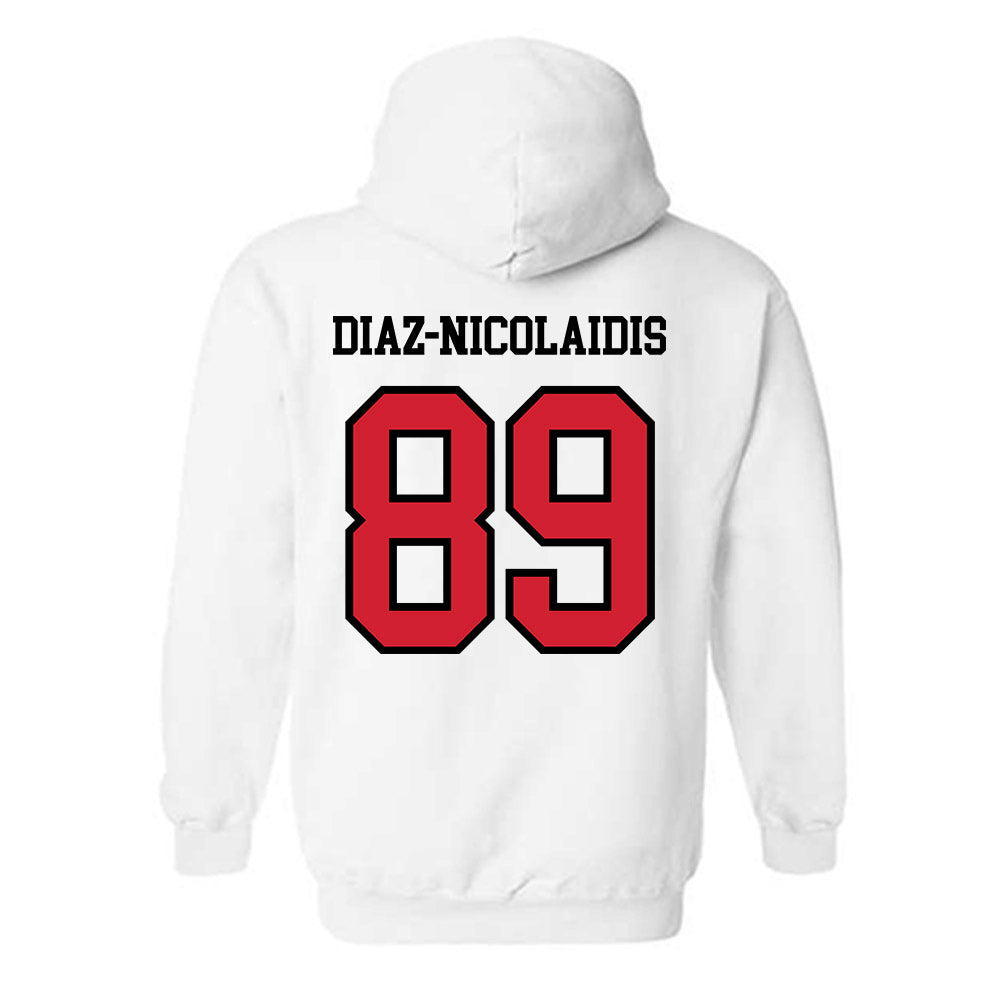 UNLV - NCAA Football : Andreas Diaz-Nicolaidis - Classic Shersey Hooded Sweatshirt-1