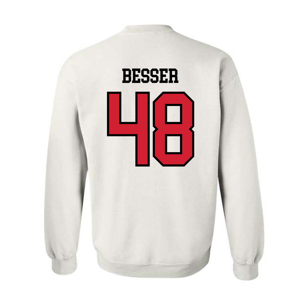 UNLV - NCAA Football : CJ BESSER - Classic Shersey Crewneck Sweatshirt-1