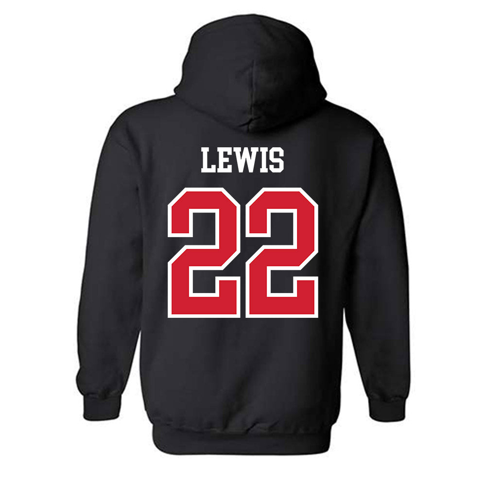 UNLV - NCAA Football : Darien Lewis - Classic Shersey Hooded Sweatshirt-1