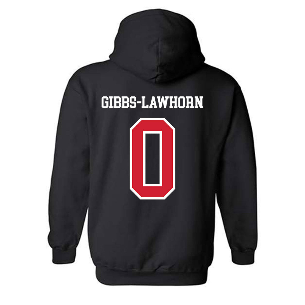UNLV - NCAA Men's Basketball : Dra Gibbs-Lawhorn - Classic Shersey Hooded Sweatshirt-1
