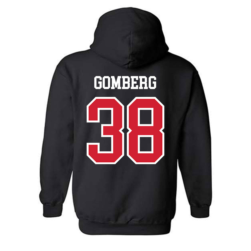 UNLV - NCAA Baseball : Jacob Gomberg - Classic Shersey Hooded Sweatshirt-1