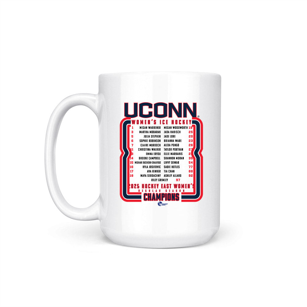 UConn - NCAA Women's Ice Hockey : - Team Roster Coffee Mug-1