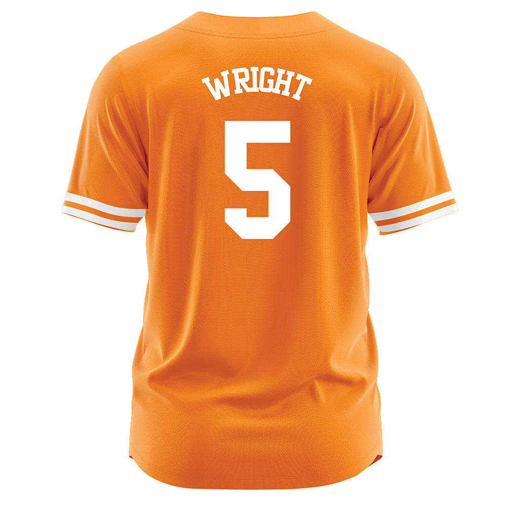 Tennessee - NCAA Baseball : Garrett Wright - Gold Jersey-1