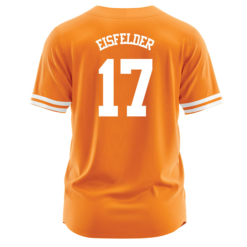Tennessee - NCAA Baseball : Nathan Eisfelder - Gold Jersey-1