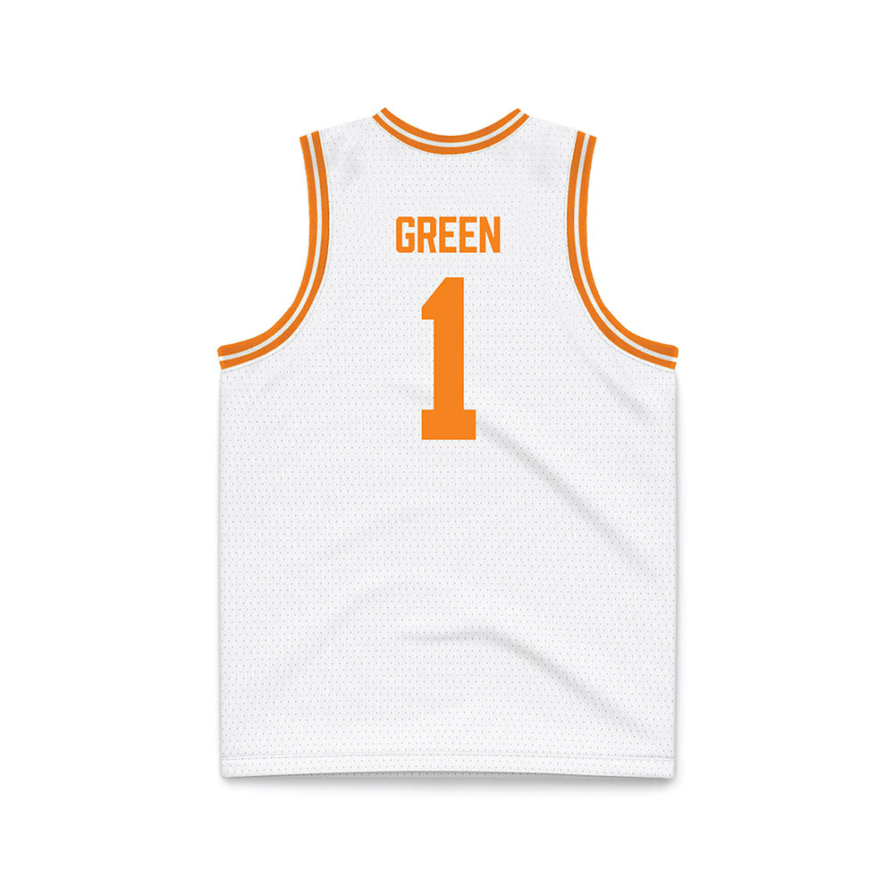 Tennessee - NCAA Men's Basketball : Manny Green - White Basketball Jersey-1