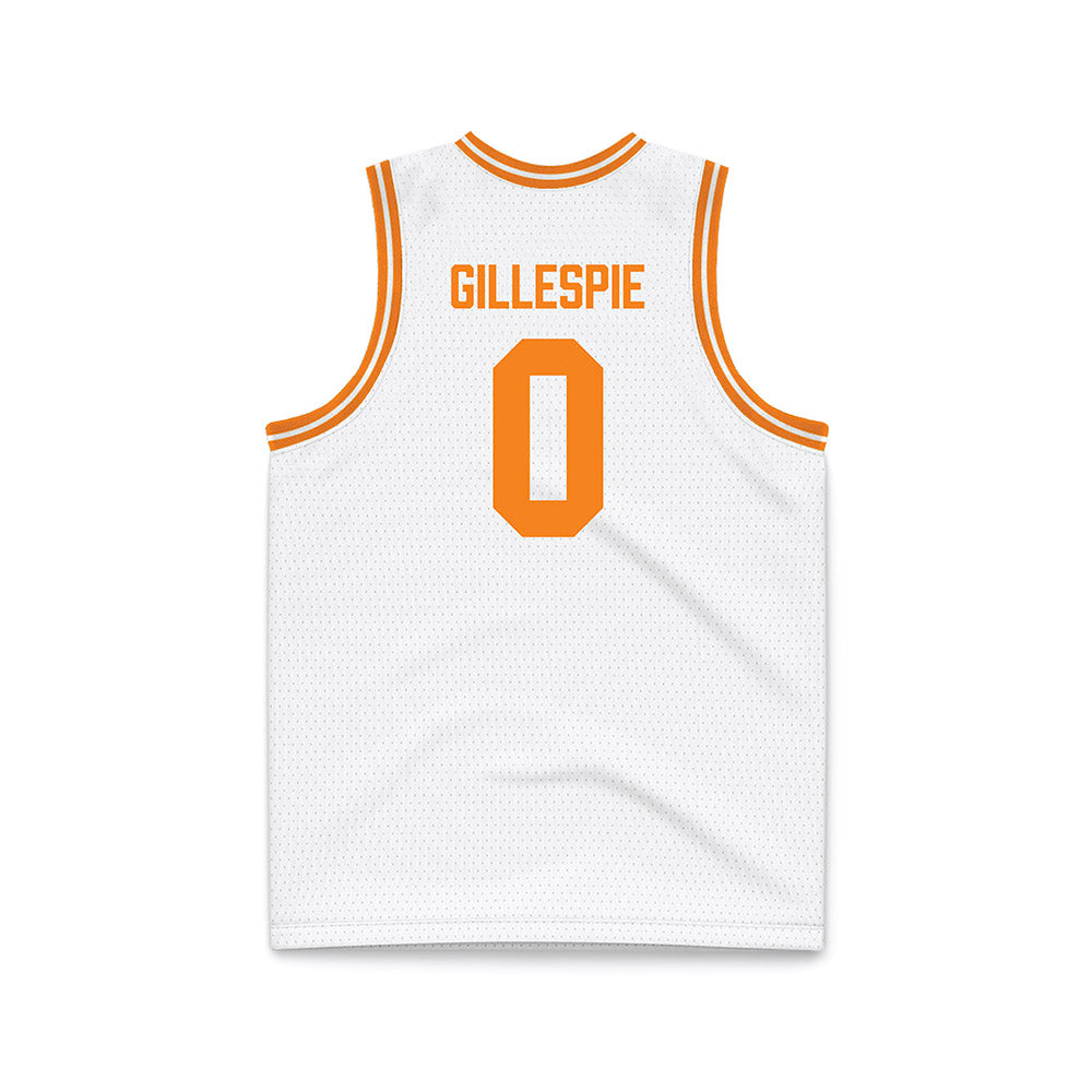 Tennessee - NCAA Men's Basketball : Ja'Kobi Gillespie - White Basketball Jersey-1