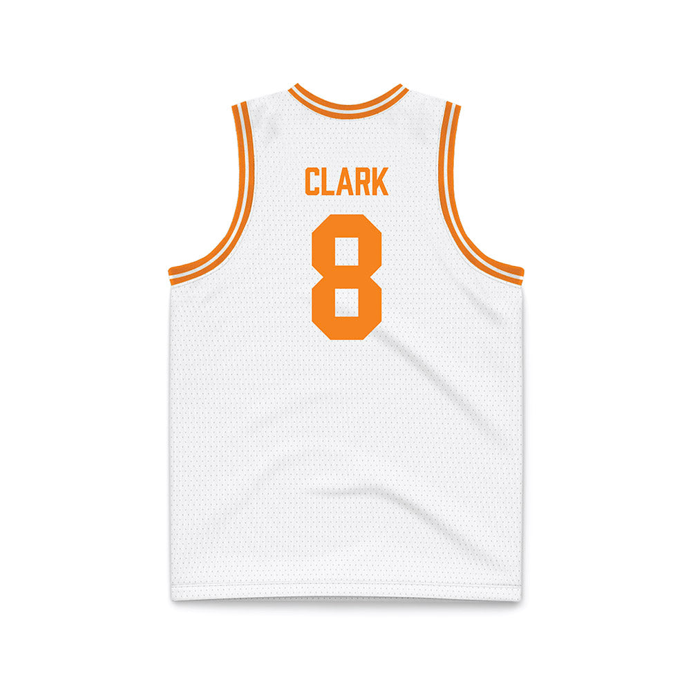 Tennessee - NCAA Men's Basketball : Marquis Clark - White Basketball Jersey-1