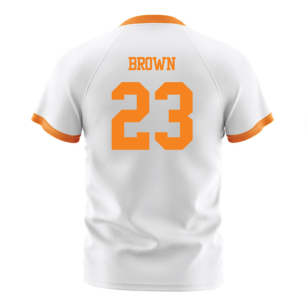 Tennessee - NCAA Women's Soccer : Dakota Brown - White Soccer Jersey-1