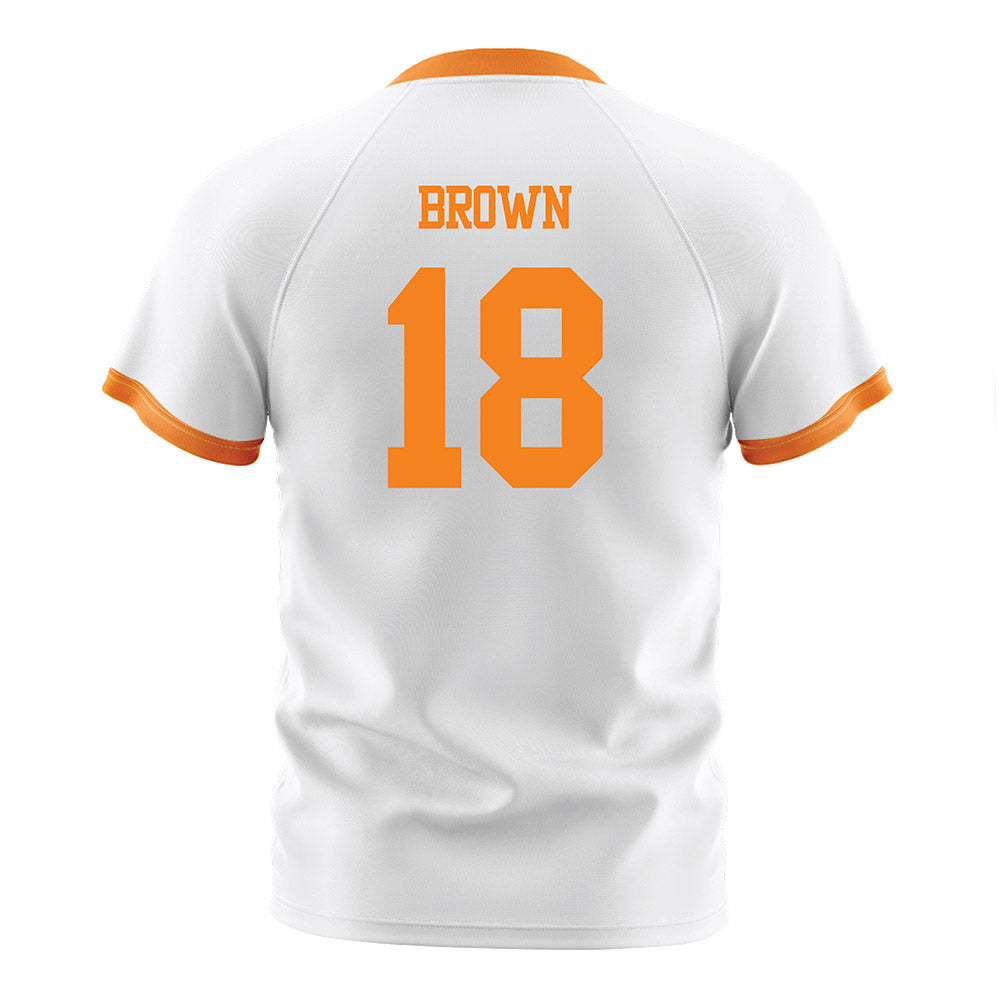 Tennessee - NCAA Women's Soccer : Ally Brown - White Soccer Jersey-1