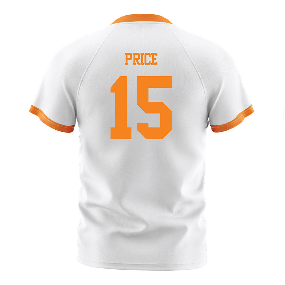 Tennessee - NCAA Women's Soccer : Kennedy Price - White Soccer Jersey-1