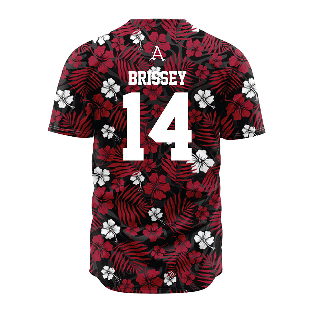 Arkansas - NCAA Baseball : Mark Brissey - Red Jersey-1