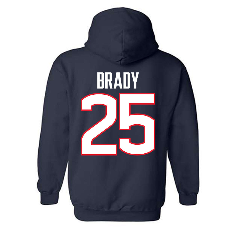 UConn - NCAA Women's Basketball : Ice Brady - Big East Champs Classic Fashion Shersey Hooded Sweatshirt-1