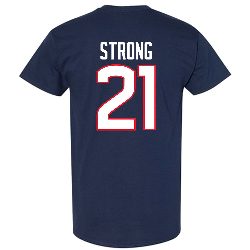 UConn - NCAA Women's Basketball : Sarah Strong - Big East Champs Classic Fashion Shersey T-Shirt-1