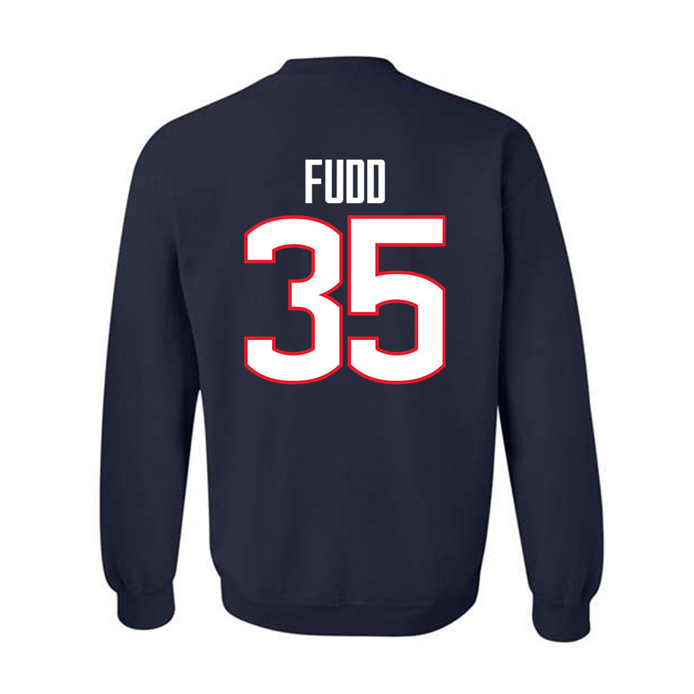 UConn - NCAA Women's Basketball : Azzi Fudd - Big East Champs Classic Fashion Shersey Crewneck Sweatshirt-1