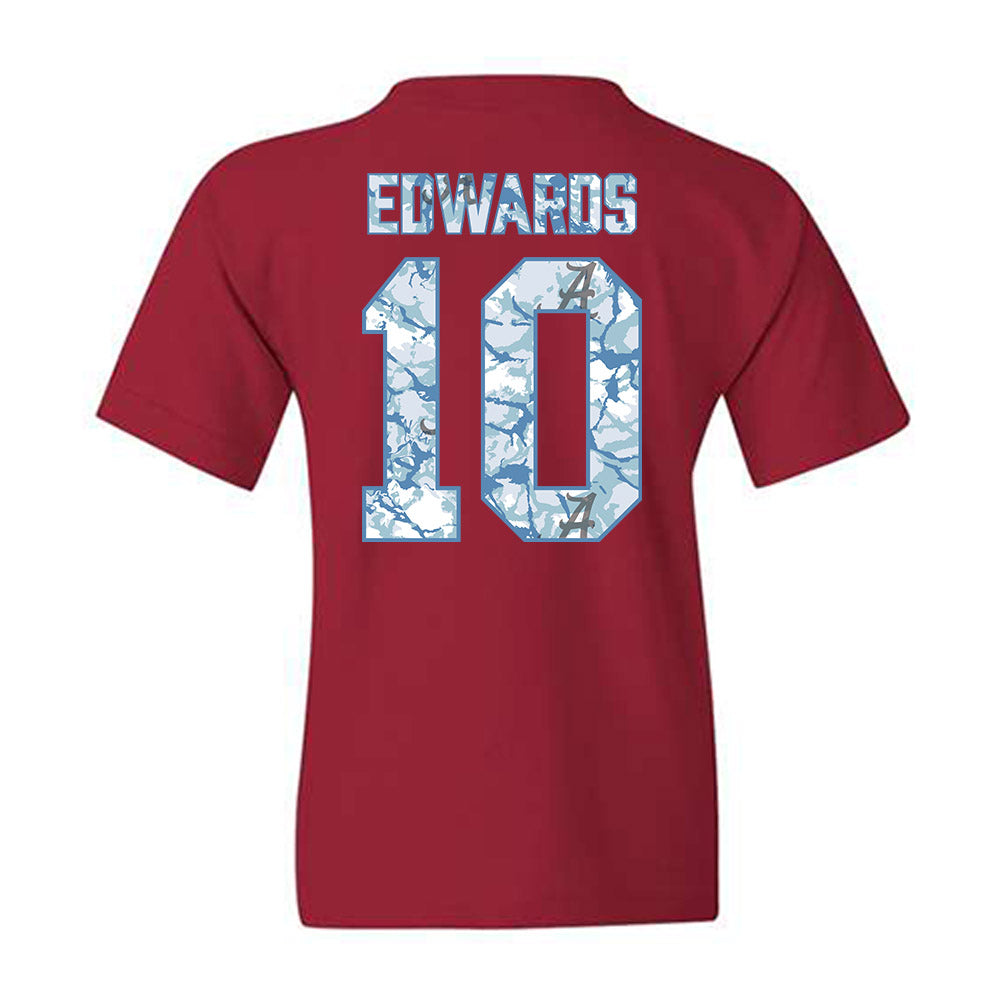 Alabama - NCAA Football : Jireh Edwards - Hydrobama™ Youth T-Shirt-1