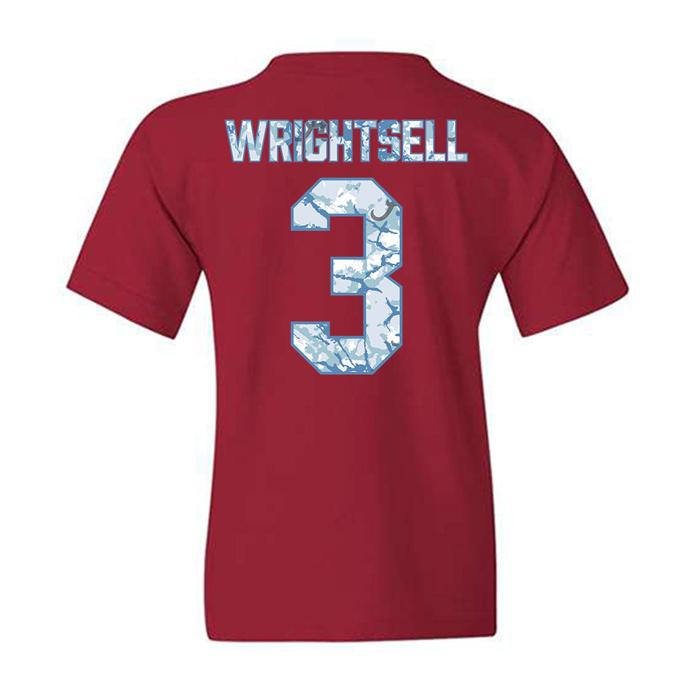 Alabama - NCAA Men's Basketball : Latrell Wrightsell - Hydrobama™ Youth T-Shirt-1