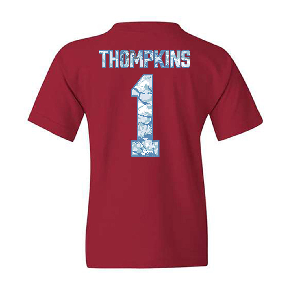Alabama - NCAA Football : Devan Thompkins - Hydrobama™ Youth T-Shirt-1