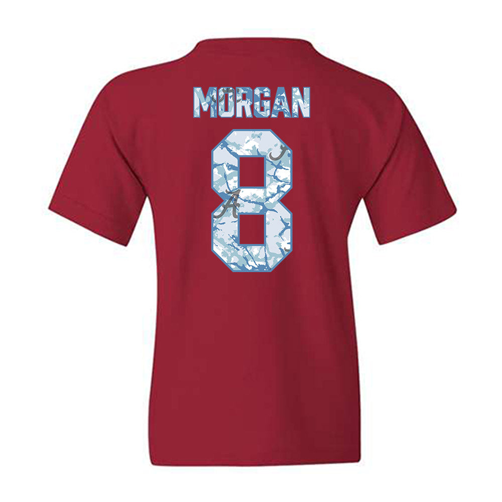 Alabama - NCAA Football : Cederian Morgan - Hydrobama™ Youth T-Shirt-1