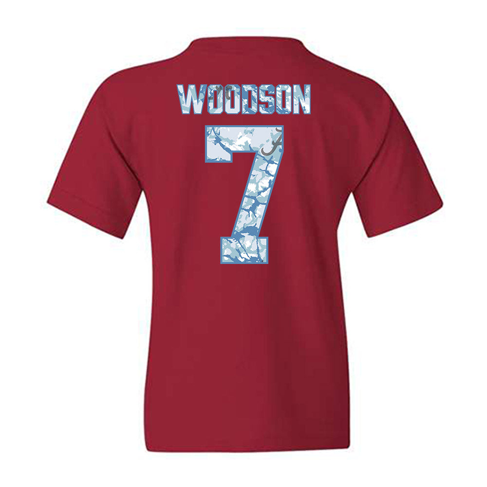 Alabama - NCAA Football : Caleb Woodson - Hydrobama™ Youth T-Shirt-1