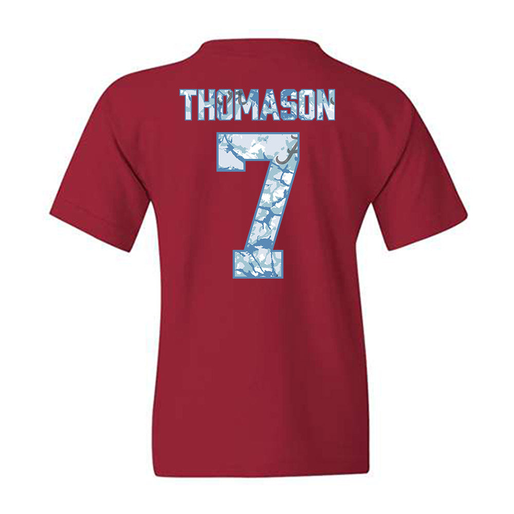 Alabama - NCAA Women's Soccer : Larkin Thomason - Hydrobama™ Youth T-Shirt-1