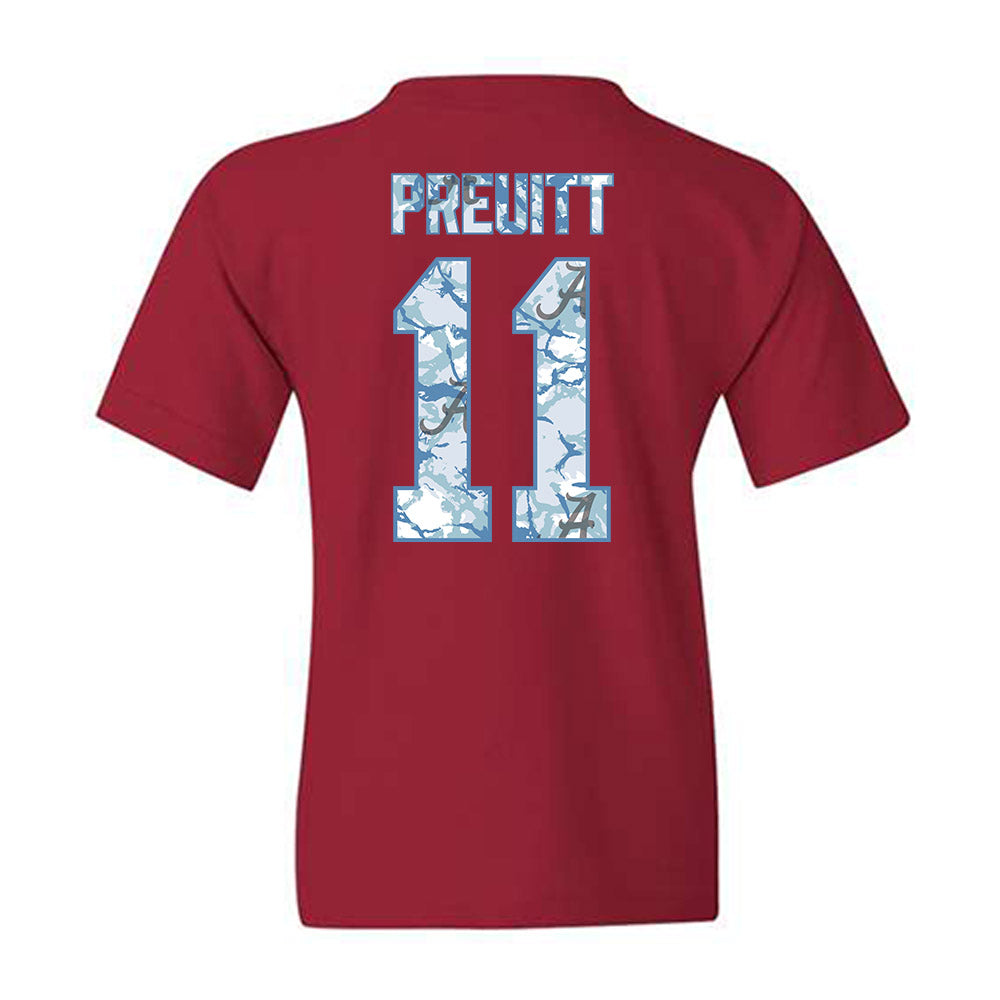 Alabama - NCAA Softball : Larissa Preuitt - Hydrobama™ Youth T-Shirt-1