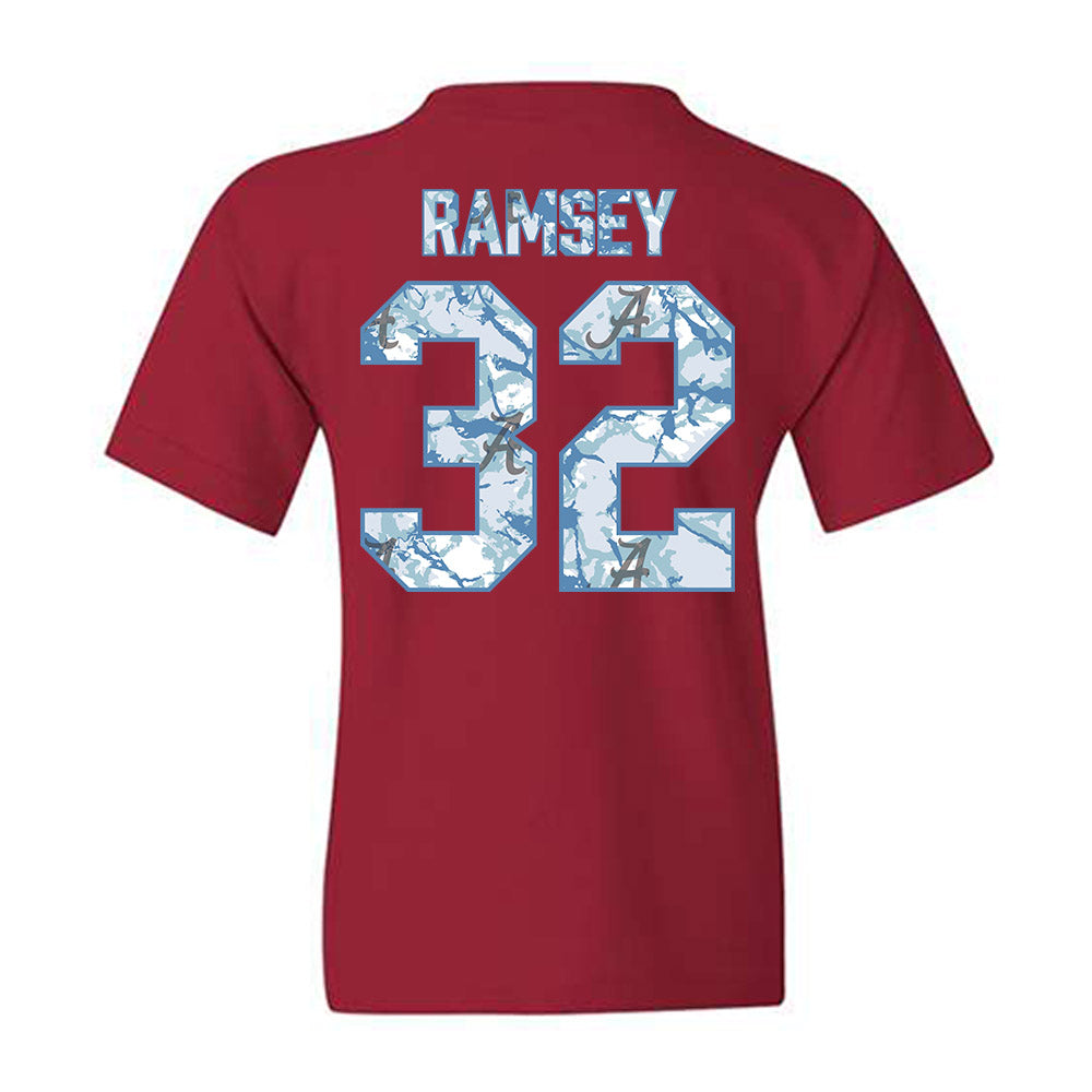 Alabama - NCAA Women's Basketball : Alancia Ramsey - Hydrobama™ Youth T-Shirt-1