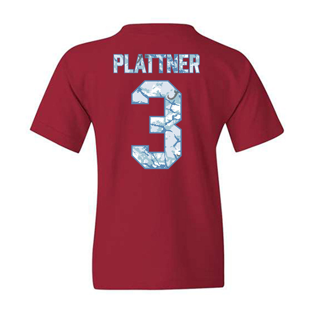 Alabama - NCAA Baseball : Will Plattner - Hydrobama™ Youth T-Shirt-1