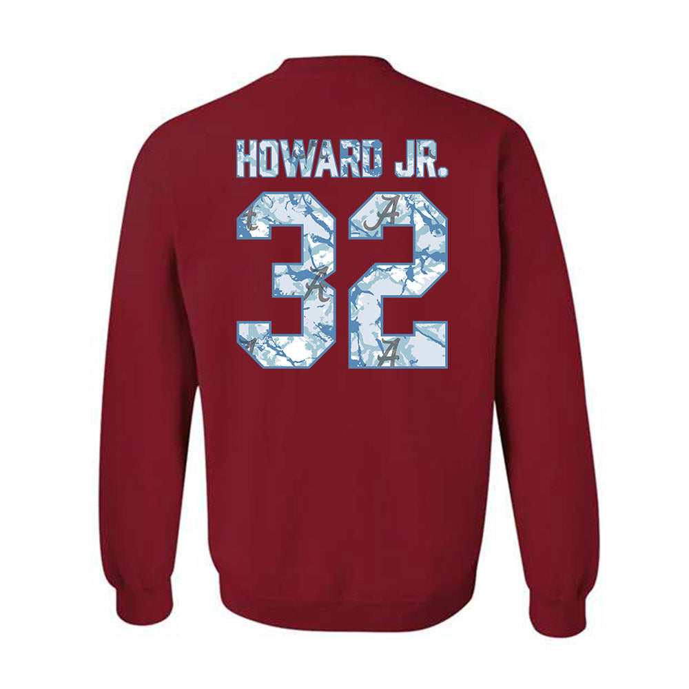 Alabama - NCAA Football : Corey Howard Jr. - Hydrobama™ Crewneck Sweatshirt-1