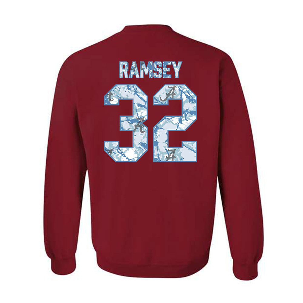 Alabama - NCAA Women's Basketball : Alancia Ramsey - Hydrobama™ Crewneck Sweatshirt-1