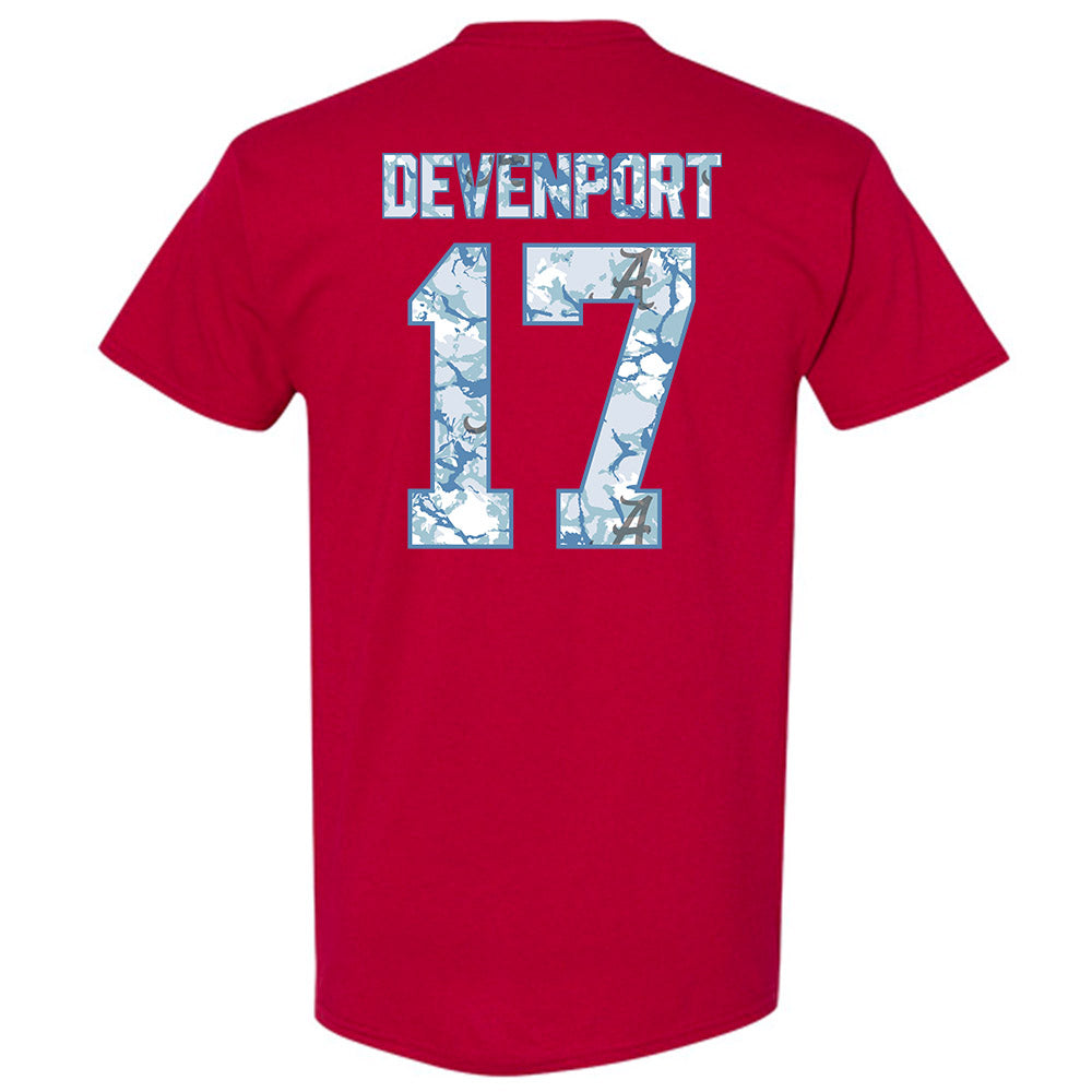 Alabama - NCAA Baseball : Logen Devenport - Hydrobama™ T-Shirt-1
