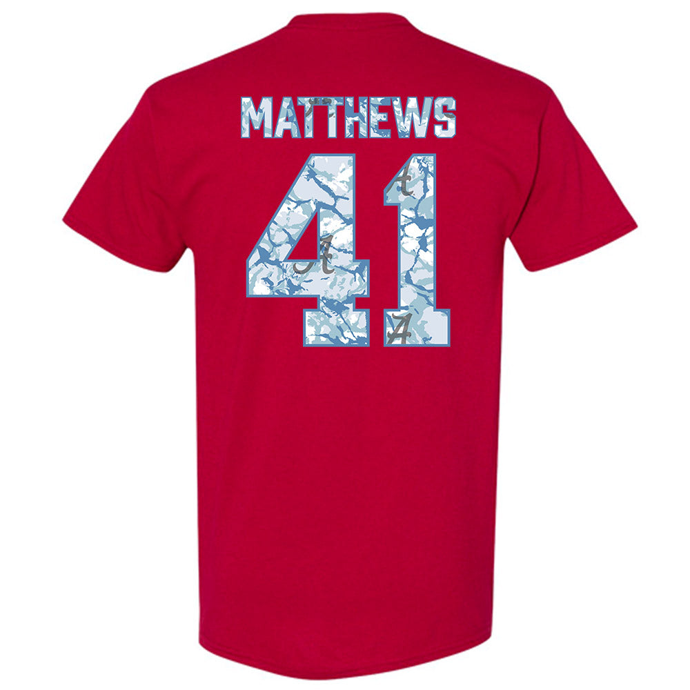 Alabama - NCAA Football : Jamarion Matthews - Hydrobama™ T-Shirt-1