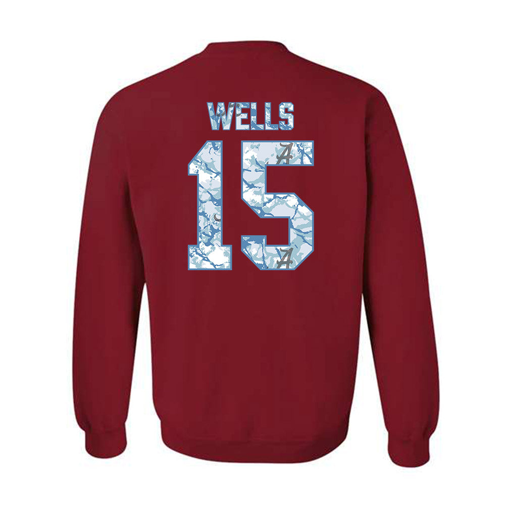 Alabama - NCAA Softball : Brooke Wells - Hydrobama™ Crewneck Sweatshirt-1