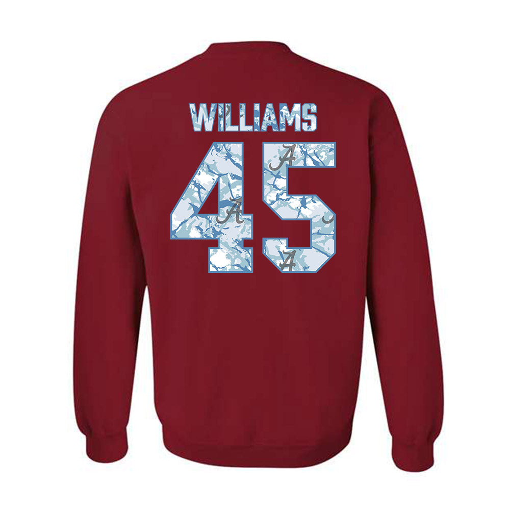Alabama - NCAA Football : Jay Williams - Hydrobama™ Crewneck Sweatshirt-1