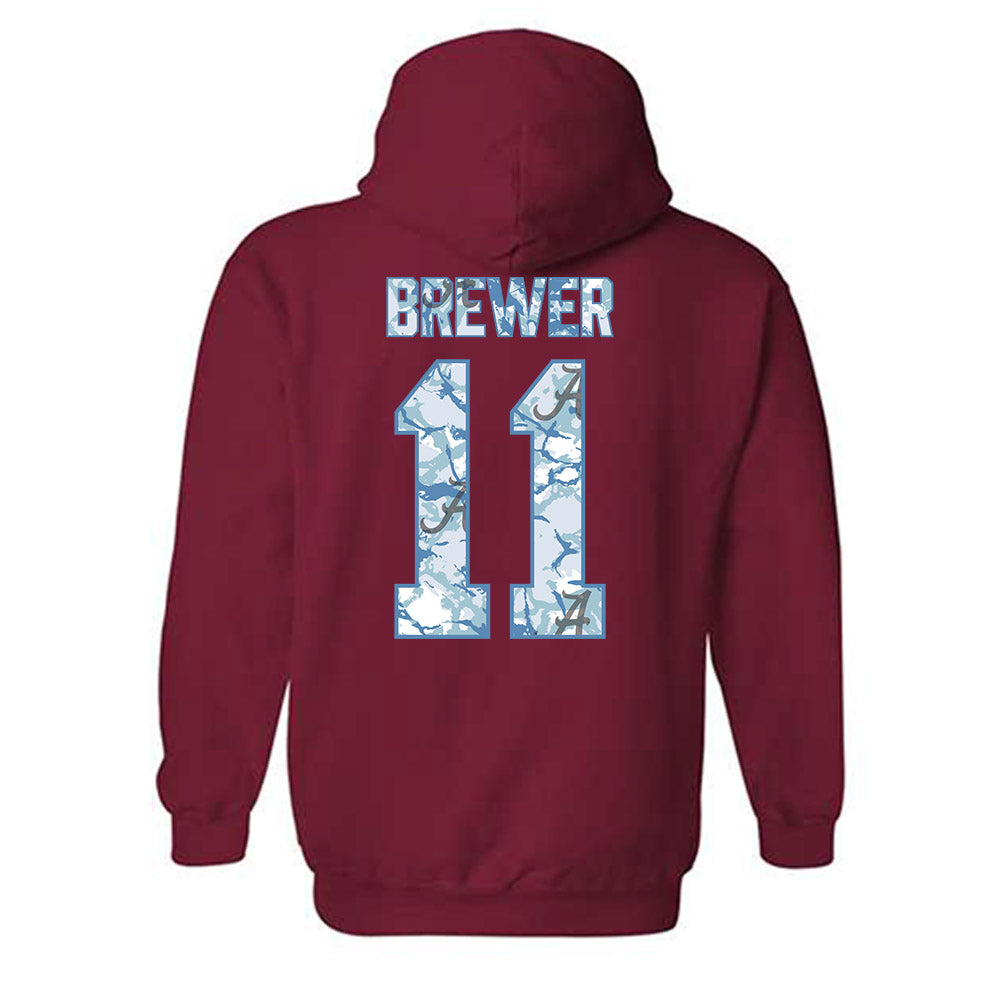 Alabama - NCAA Women's Soccer : Cali Brewer - Hydrobama™ Hooded Sweatshirt-1