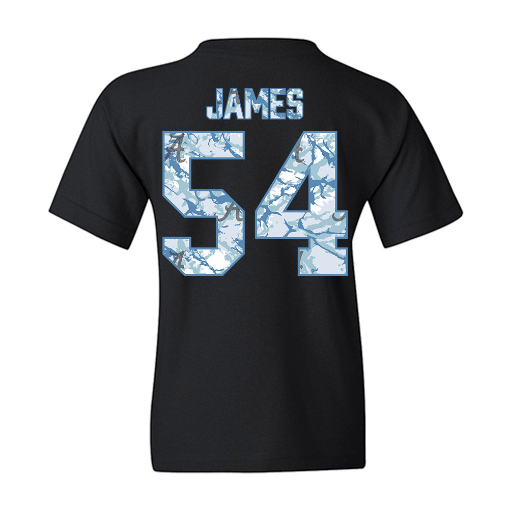 Alabama - NCAA Football : Jayvin James - Youth T-Shirt-1
