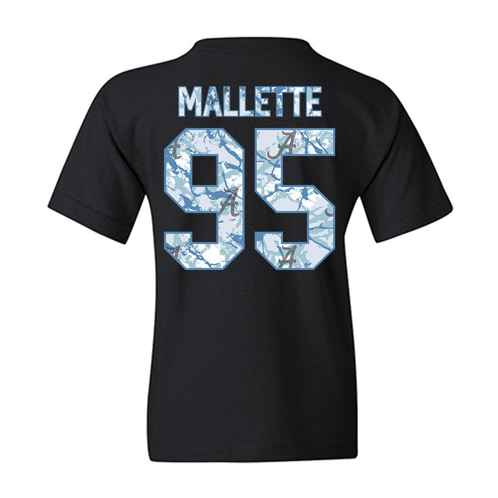 Alabama - NCAA Men's Basketball : Houston Mallette - Youth T-Shirt-1
