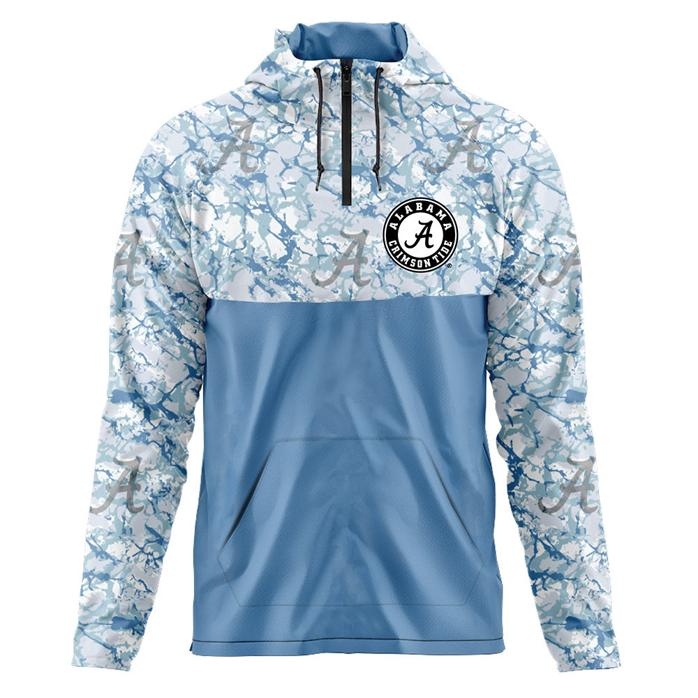 Alabama - NCAA Football : - Quarter Zip Windbreaker-0