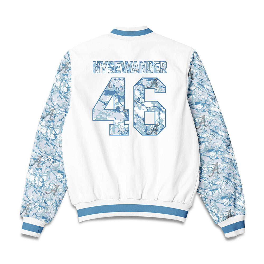 Alabama - Football Alumni : Michael Nysewander - Bomber Jacket-1