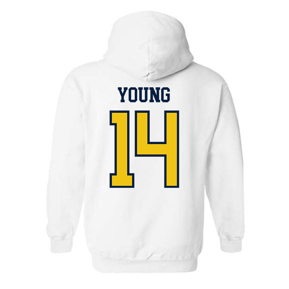 Michigan - NCAA Football : Jordan Young - Classic Shersey Hooded Sweatshirt-1