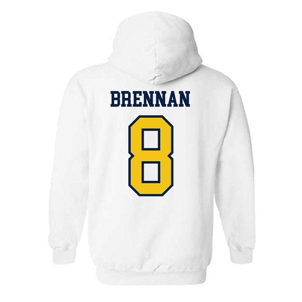Michigan - NCAA Women's Soccer : Taylor Brennan - Classic Shersey Hooded Sweatshirt-1