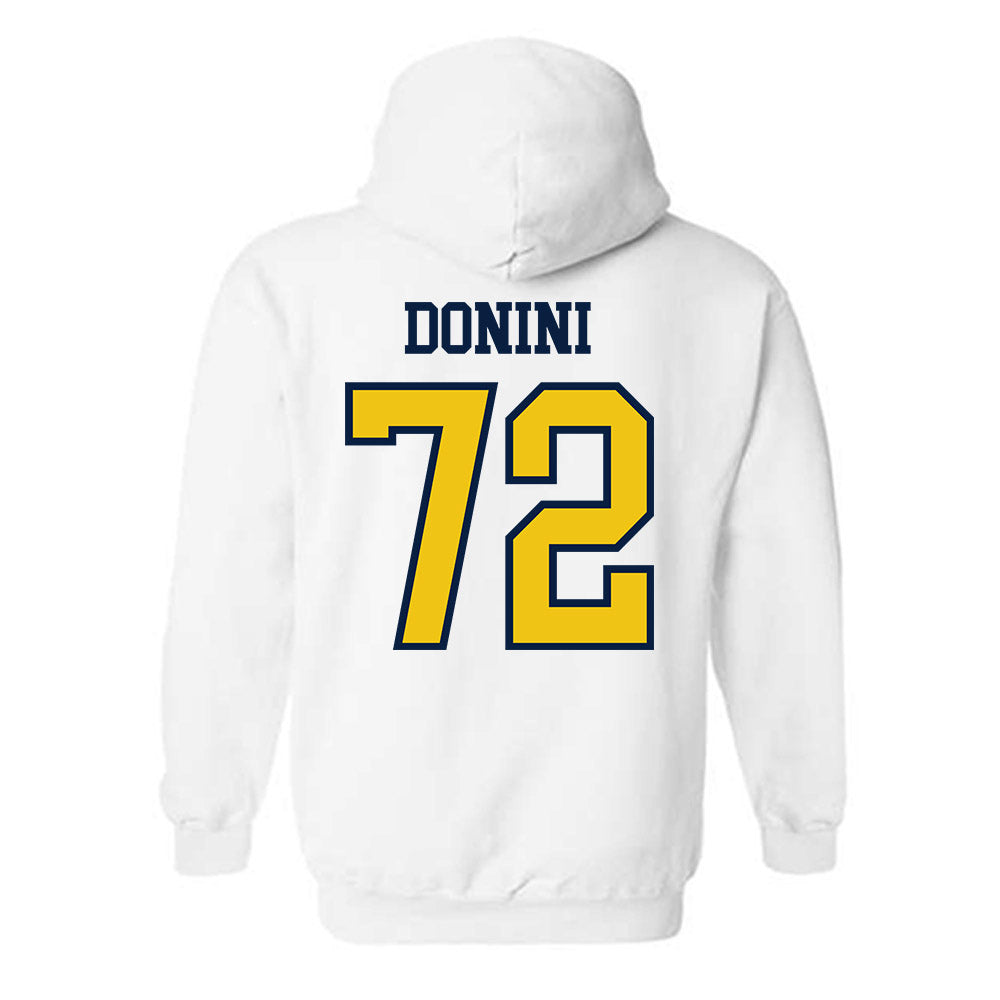Michigan - NCAA Football : Peter Donini - Classic Shersey Hooded Sweatshirt-1