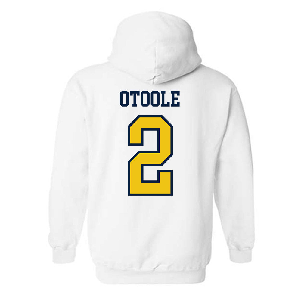 Michigan - NCAA Men's Soccer : Patrick OToole - Classic Shersey Hooded Sweatshirt-1