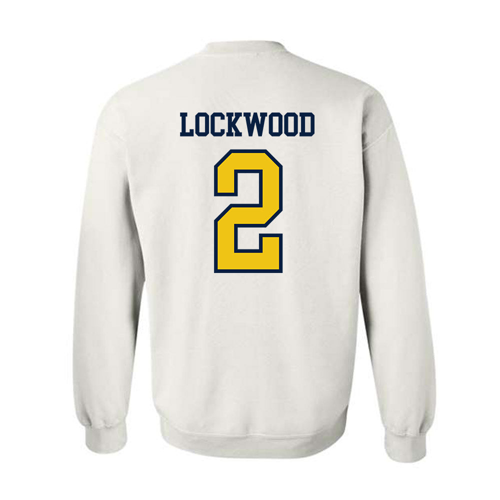 Michigan - NCAA Men's Lacrosse : Bo Lockwood - Classic Shersey Crewneck Sweatshirt-1