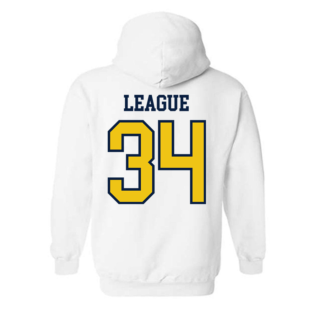 Michigan - NCAA Women's Soccer : Aniyah League - Classic Shersey Hooded Sweatshirt-1