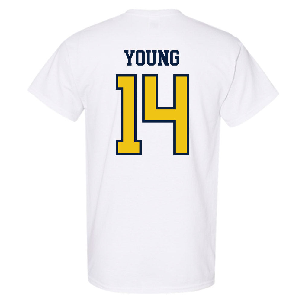 Michigan - NCAA Football : Jordan Young - Classic Shersey T-Shirt-1