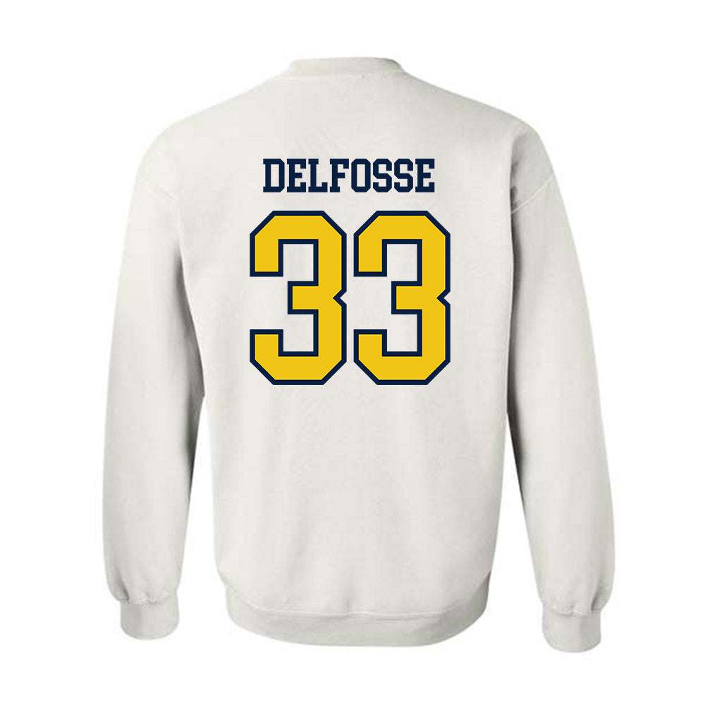 Michigan - NCAA Women's Basketball : Te'Yala Delfosse - Classic Shersey Crewneck Sweatshirt-1