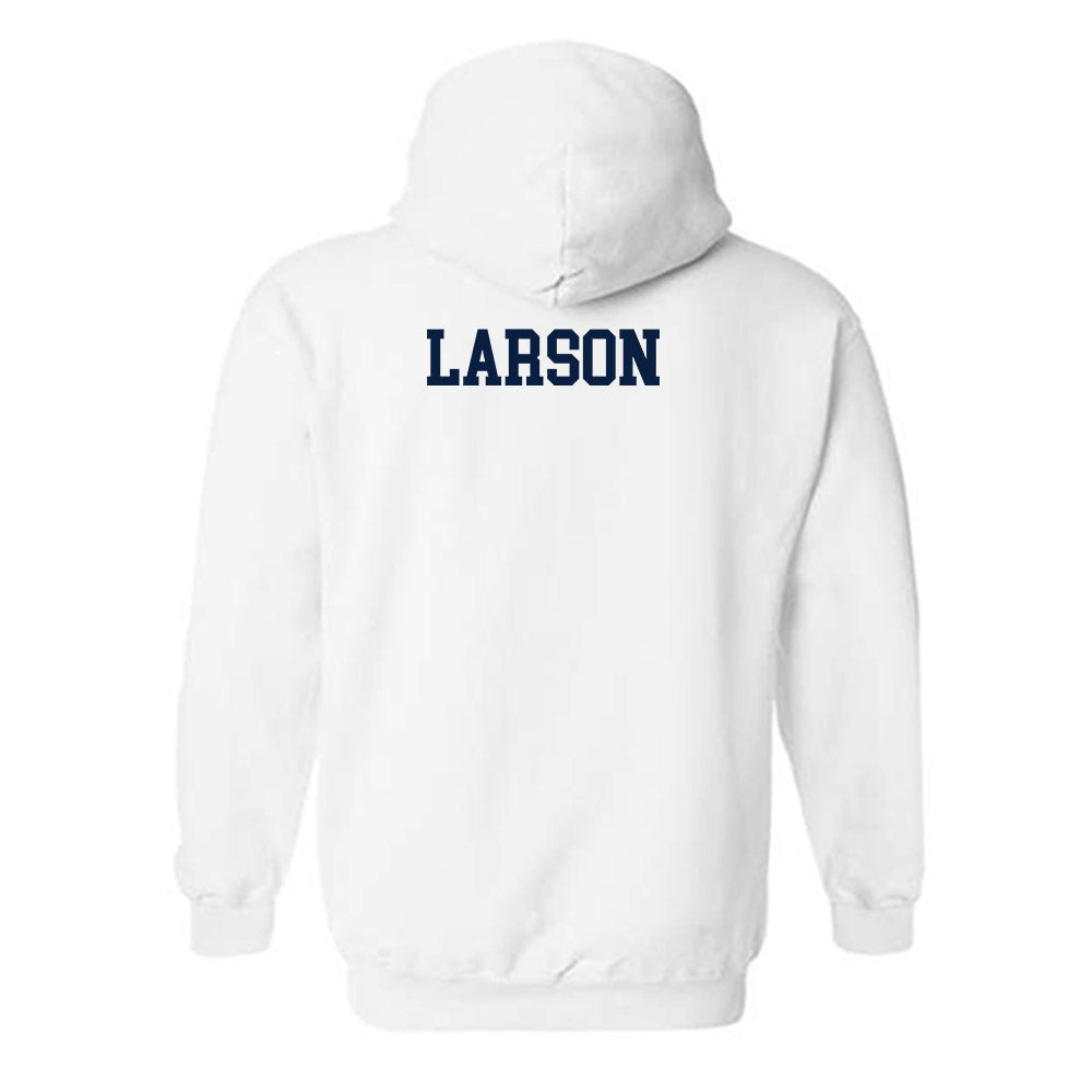 Michigan - NCAA Men's Gymnastics : Charlie Larson - Classic Shersey Hooded Sweatshirt-1