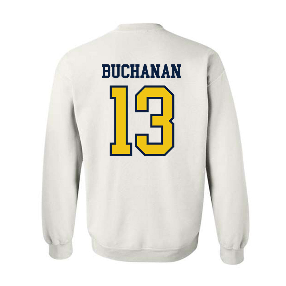 Michigan - NCAA Football : JJ Buchanan - Classic Shersey Crewneck Sweatshirt-1