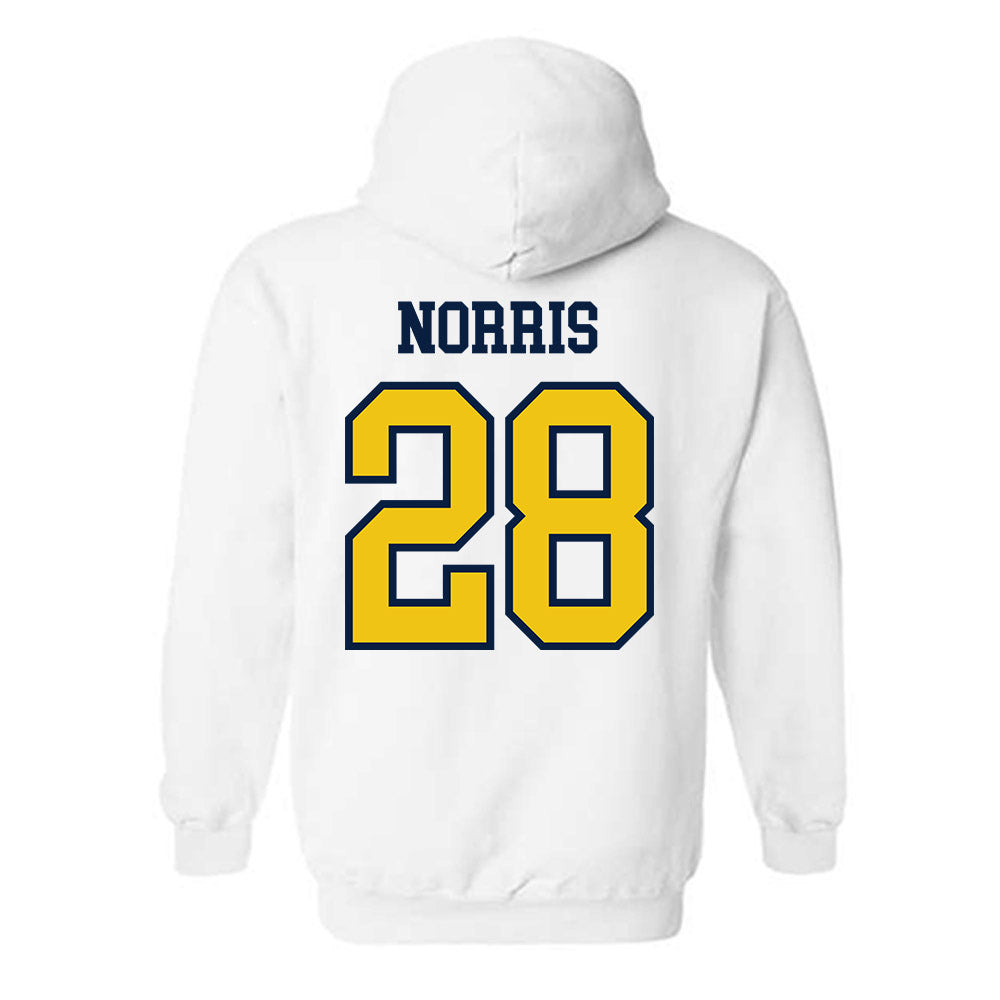 Michigan - NCAA Women's Lacrosse : Calli Norris - Classic Shersey Hooded Sweatshirt-1